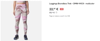 Leggings Boundless Trek para Mujer Columbia por 22.99€
