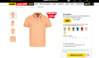 BEN SHERMAN Polo Hombre por solo 17,99€