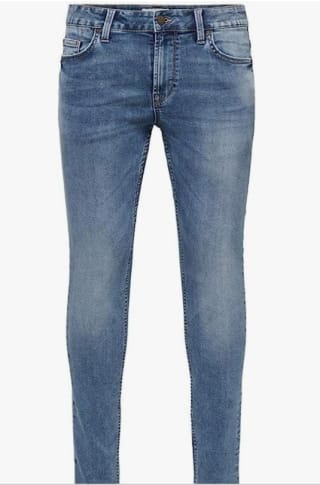 ONLY & SONS Male Slim Fit Jeans voor €12,99 bij Amazon.de