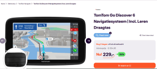 TomTom Go Discover 6 autonavigatie voor €229 bij Ibood
