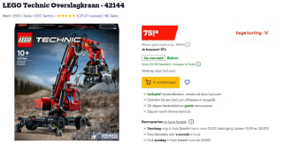 LEGO Technic Overslagkraan - 42144 voor €75,59 bij Bol.com