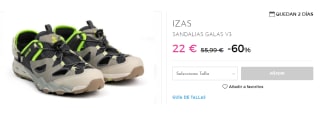 Sandalias de Hombre Izas GALAS V3 por 22€