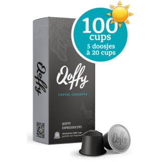 Tijdelijke zomerdeal - 100 koffiecups voor €10