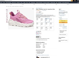 Zapatillas Geox J Flexyper Fast Girl Niñas Rosa por 35,95€