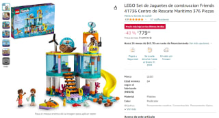 Set LEGO Friends Centro de Rescate Marítimo por $779 en Amazon