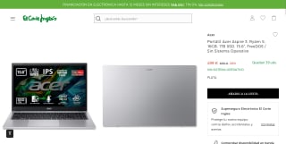 Acer Aspire 3 Ryzen 5 por 499€