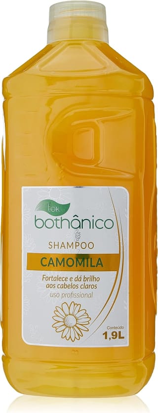 Shampoo Camomila de 1.9L da Tok Bothanico com 2 uni - R$ 36,62