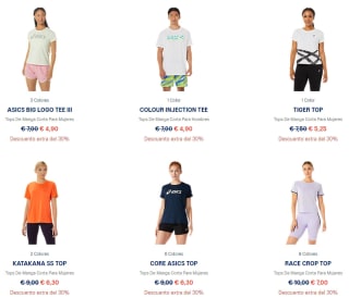 Hasta 30% dto Adicional en Asics Outlet