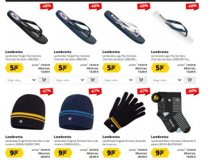 3x2 en seleccionados de la marca Lambreta