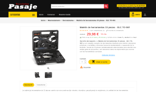 Maleta de herramientas Bici 33 piezas XLC TO-S61 por solo 29,98€
