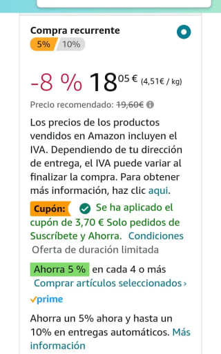 Pack de 10×400g Gullón Maria Dorada Zero por 14,35€.