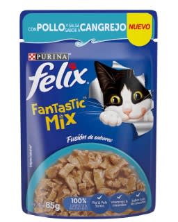 24 sobres pouches Purina Felix por $206.40 en Amazon