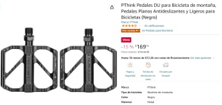 Pedales para Bicicleta MTB a $169 en Amazon