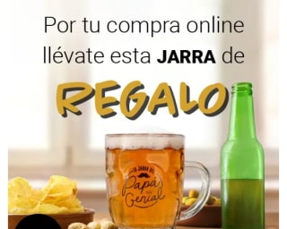 Regalo una Jarra de cerveza desde Alehop.