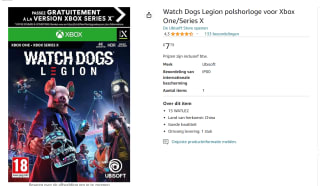 Watch Dogs Legion voor €7,79 bij Amazon