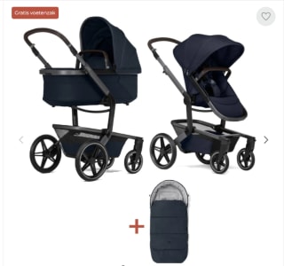 Joolz Day5 complete kinderwagen Navy Blue nu met voetenzak Navy Blue voor €999 bij Prénatal