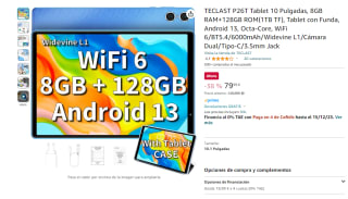 Tablet TECLAST P26T 10 Pulgadas de 8GB/128GB + funda por 79,99€