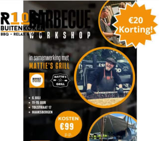 20% korting op All-Round BBQ Workshop: 06-07-2024 in Haaksbergen