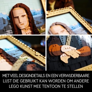 LEGO Art - Mona Lisa voor €62,99 bij Amazon.
