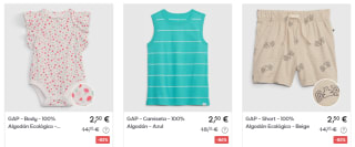 Hasta 85% descuento Ropa marca GAP desde solo 0,99€