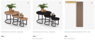Gratis cadeau bij besteding vanaf €1599 bij De Bommel Meubelen
