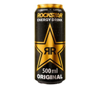 Bebida ROCKSTAR energética con gas y cafeína lata 50c 15 latas por 10€