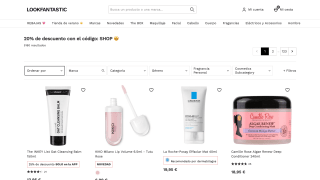 Descuento del 20% en Lookfantastic
