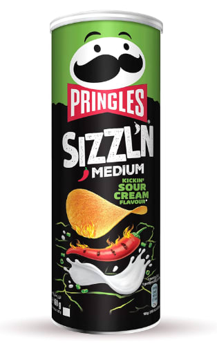 3x Pringles Flame Kicking Sour Cream 160gr por 4.65€