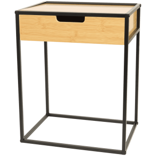 Metalen bijzettafel met lade 40 x 30 x 50 cm voor €16,95 bij Action