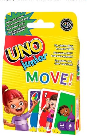 Juego de cartas Mattel Games UNO Junior Move por 4,50€