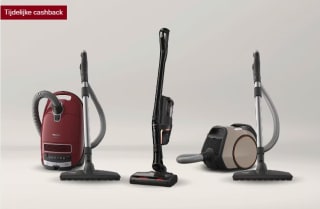 €25 tot €100 cashback op veel Miele stofzuigers