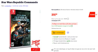 Star Wars Republic Commando voor €25,20 bij Bol
