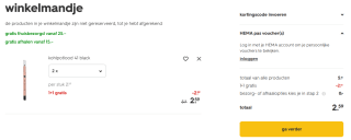 1+1 gratis op alle oogmake-up bij HEMA