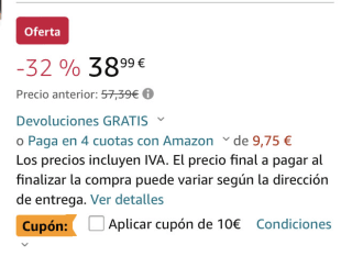 Princess 102240 Table Chef Classic Superior Plancha Asar 2500W por 28.99€