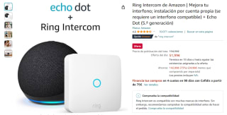Ring Intercom + Echo Dot (5.ª generación) por 51,99€