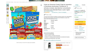 Cesta con American Candy Caja de caramelos y Chucherias Americanas por 4,95€