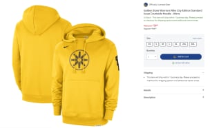 Sudadera para Hombre de los Golden State Warriors Nike City Edition Standard Issue Courtside Hoodie por 58.8€