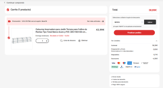 Invernadero para Jardín Acero y PVC 395x100x80cm por 38,69€