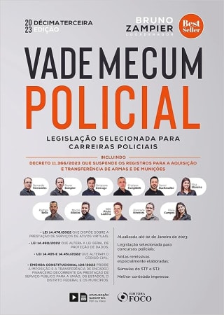 Livro: Vade Mecum Policial: Legislação Selecionada Para Carreiras Policiais - R$ 212