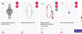 1+1 gratis op alle sieraden in de sale bij Lucardi