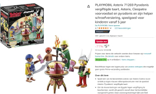 Playmobil Asterix De vergiftigde Taart van Plurkis (71269) voor €5,30 bij Amazon