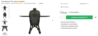 The Bastard VX Large barbecue voor €1749 bij Vuurenrook