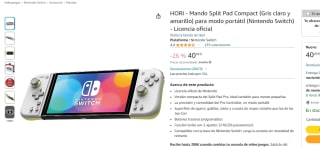 Mando Split Pad Compact HORI - Nintendo Switch por 40.49€