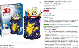 Puzzle ed Ravensburger uzzle Portalàpices Pokemon, 54 Piezas por 8,99€