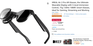 Xreal Air2 Pro bril voor €399 met Amazon Prime