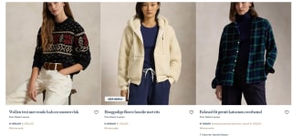 Tot 50% korting tijdens de winter sale bij Ralph Lauren