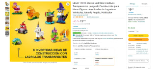 set de construcción de la marca Lego modelo 11013 por 19,99€