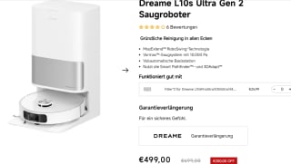 DREAME L10s Ultra Gen 2 Robotstofzuiger met dweilfunctie voor €499