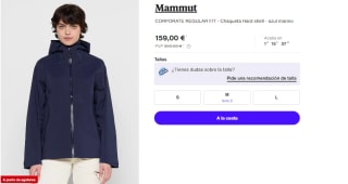 Chaqueta Hard Shell para Mujer Mammut CORPORATE REGULAR FIT por 159€