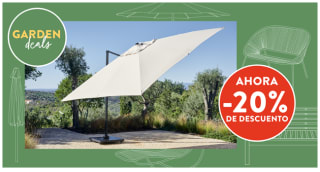 20% dto en parasoles y pies de parasol desde CASA